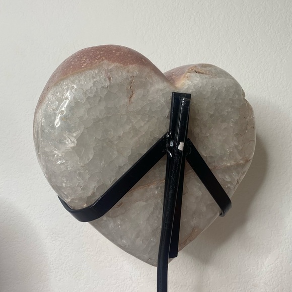 Pink Amethyst Large Heart with Calcite 💜🌸💜  
PAH01 - Picture 4 of 4